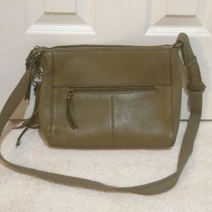The Sak Olive Green Crossbody Handbag
